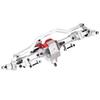 Aluminium Alloy Universal Heighten Axle for SCX10 One and Two Generations RC Car SilverFront Axle