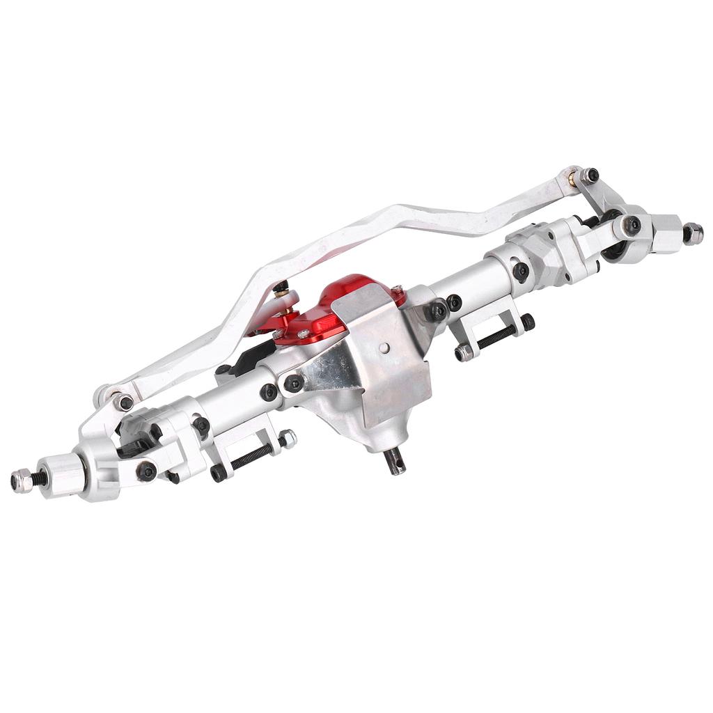 Aluminium Alloy Universal Heighten Axle for SCX10 One and Two Generations RC Car SilverFront Axle