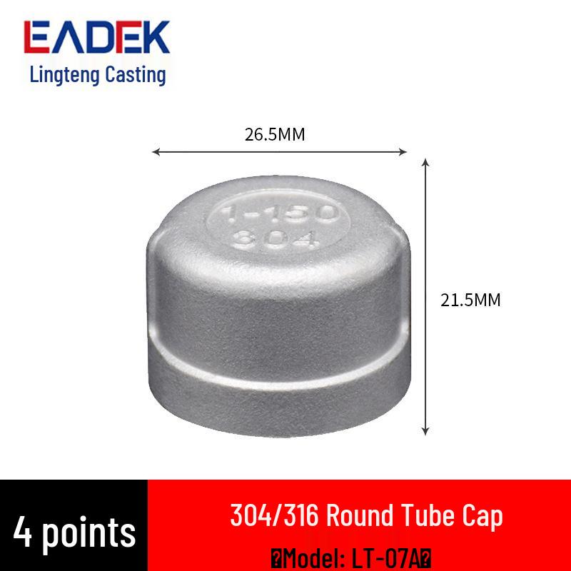 304 Stainless Steel Water Pipe Tee Connector 4-Point Inner/Outer Thread 316 Union Tap Accessory