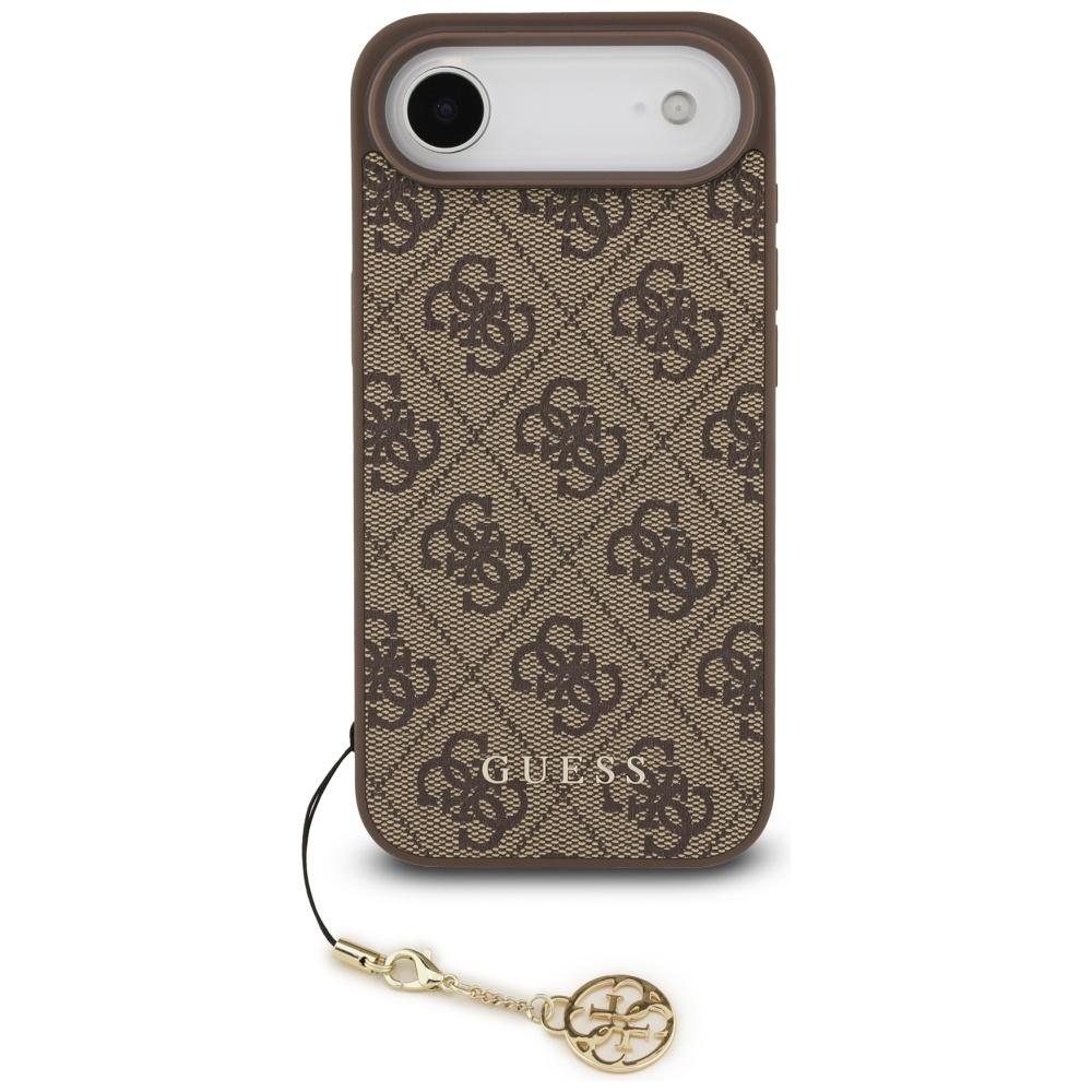 Guess Collection Charms 4G Coque MagSafe pour iPhone Air marron