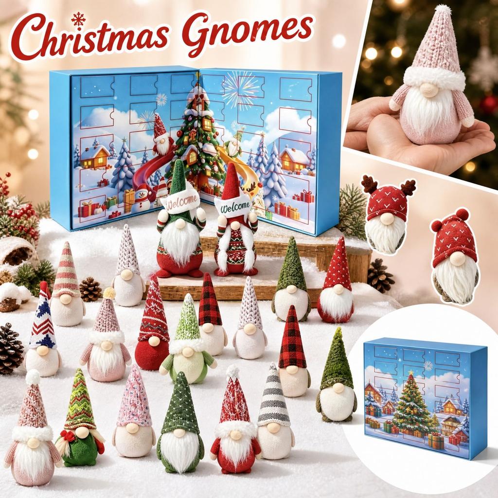 Christmas Plush Advent Calendar – Plush Gnome Surprise Box