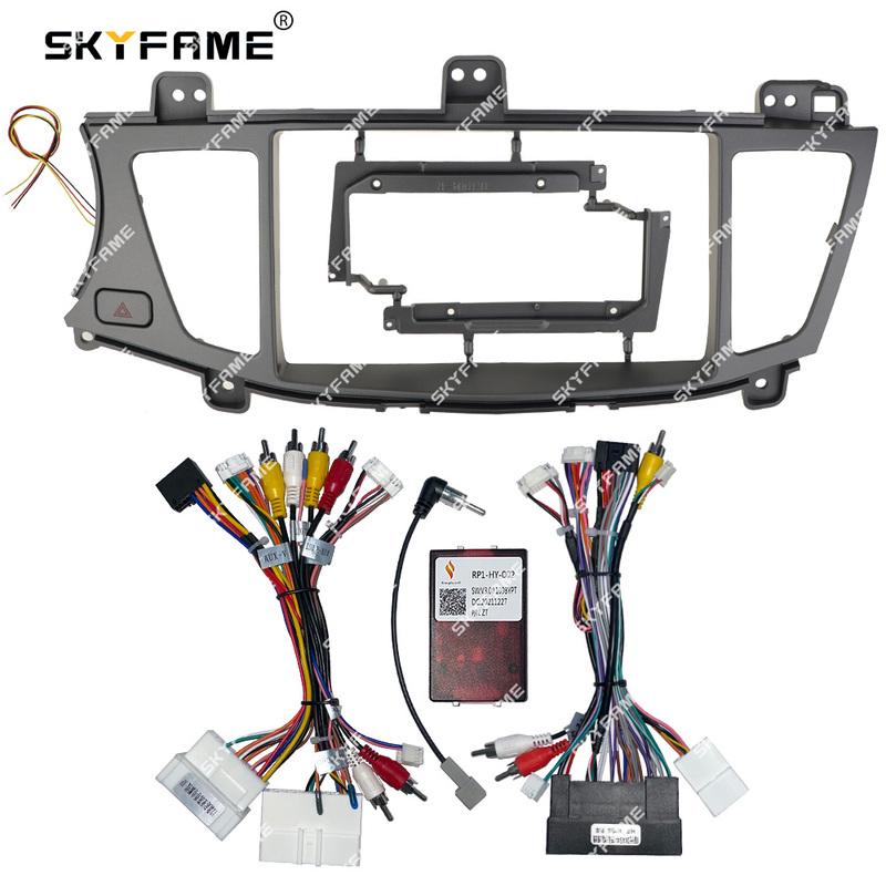 SKYFAME Car Frame Fascia Adapter Canbus Box Decoder Android Radio Dash Fitting Panel Kit For Kia K7 Cadenza