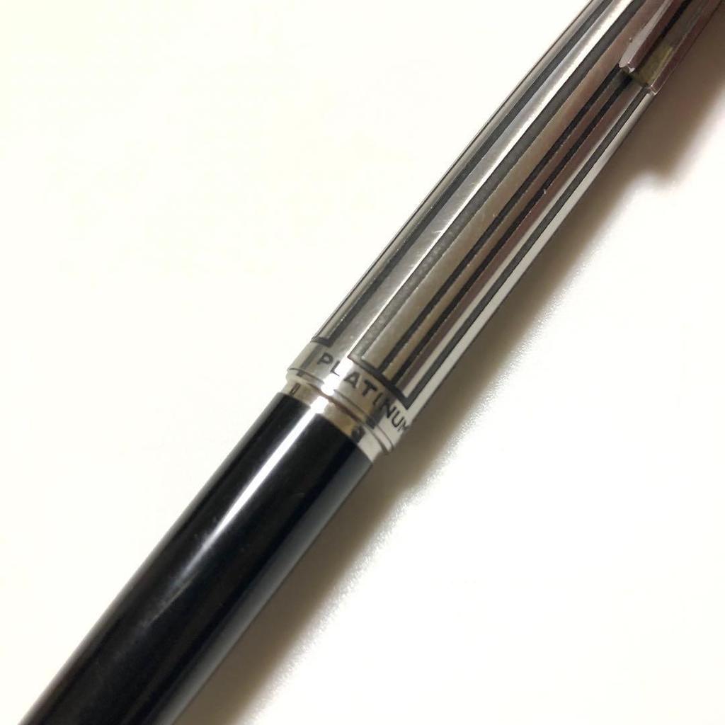 Used Platinum Pen PLATINUM Medium Nib 18K K18 Pure Gold Antique