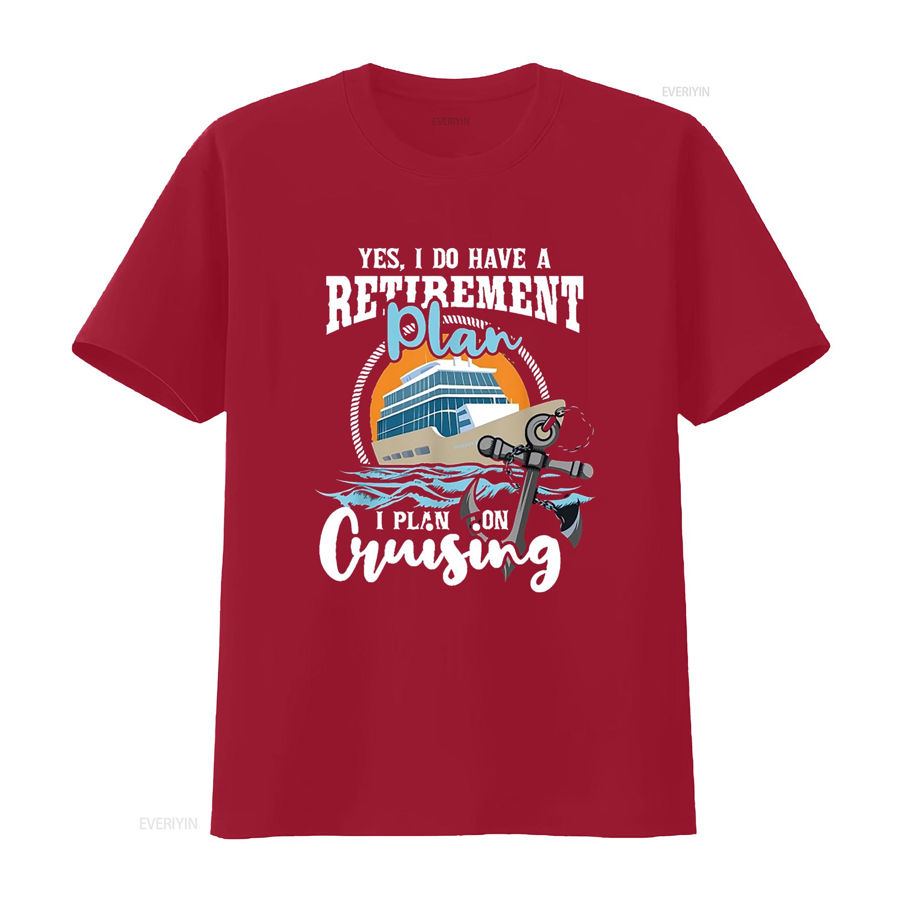 I Do Have A Retirement Plan Cruise Ship Cruising Cruiser T Shirt Black X Large vintage Washed Stretched graphic Versatile S