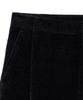 NOIRER Velvet Texture Wide Denim Pants (Black)