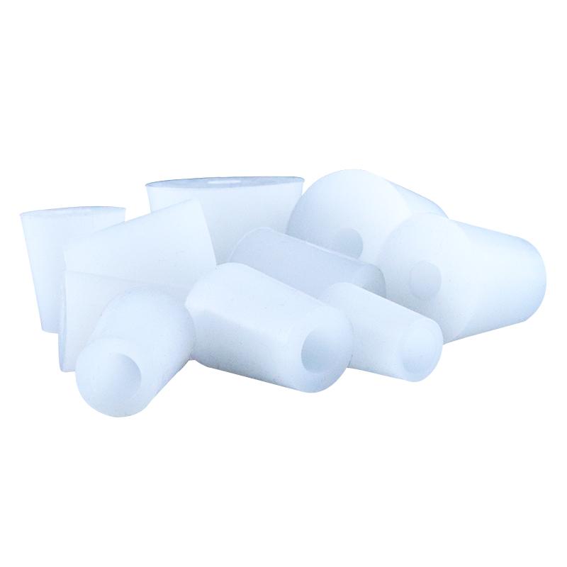 Silicone Solids Plug Fermenter Cover Rubber Stopper With Hole Laboratory Stopper Valve Acid Alkali Resistant Brew Wine Stoppers