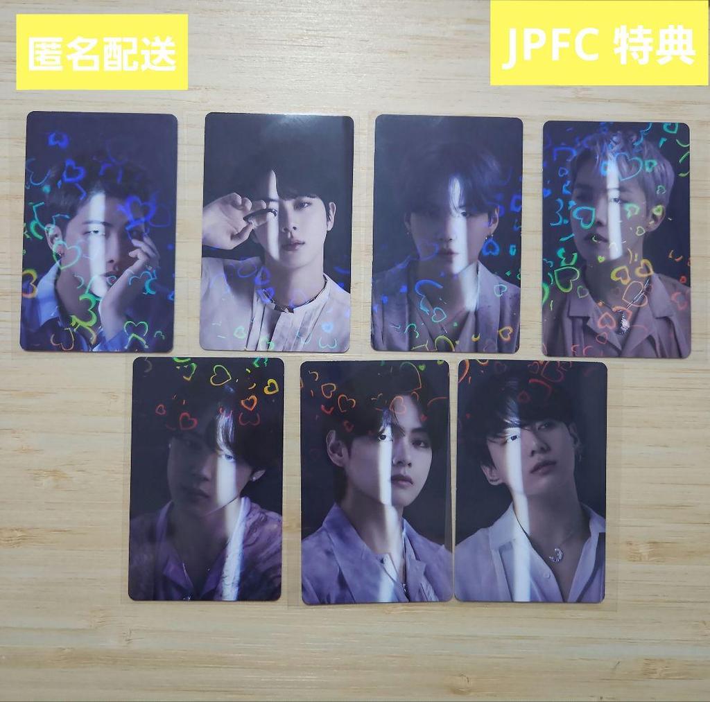 [USED] BTS Proof Purchase Bonus JPFC Trading Card Bangtan Complete Holo