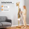 Golden Tree Coat Rack Stand, 7-Hook Iron Hallway Organizer for Hats Bags, Modern Free Standing Clothes Hat Stand