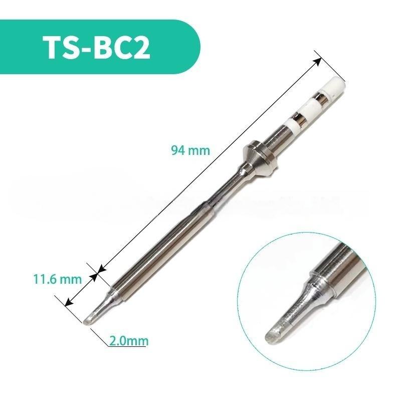 TS Series Soldering Iron Heads Anti-Oxidation Wear Resistant TS-K KU ILS C4 JL02 BC2 Fit TS100 Pine64 for Electronic Maintenance