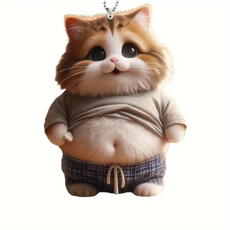 A novel gift that receives a lot of useless gifts: a chubby pet keychain