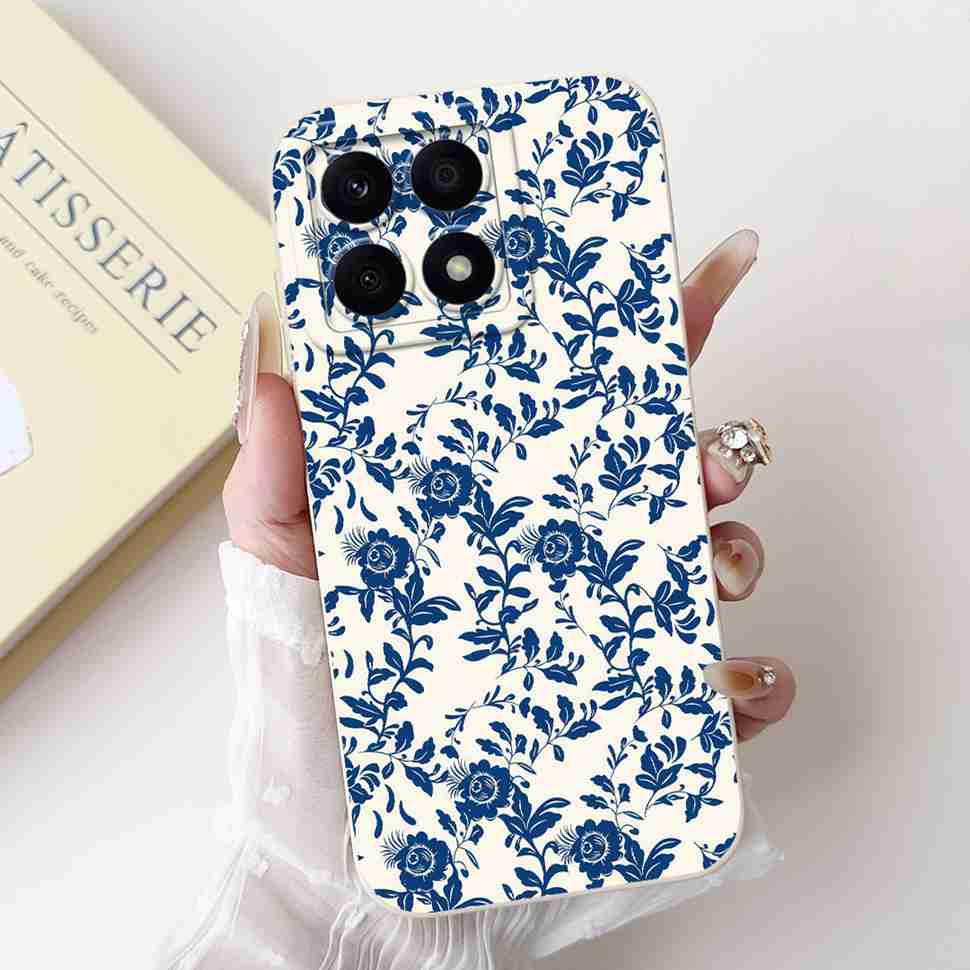 For Honor X8a 4G CRT-LX1 Case Cute Butterfly Luxury Flower Soft Silicone Cover For Huawei HonorX8a X8A CRT-LX2 6.7" Bumper Shell