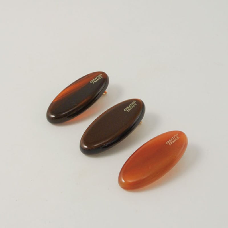 

objet213 Brown Mood Peanut Hair Clip (3 colors) 3. Marble Light Brown