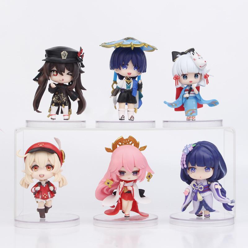 Exquisite Pvc Anime Mascot Model Set First Generation 8cm 290g Collectible Figures