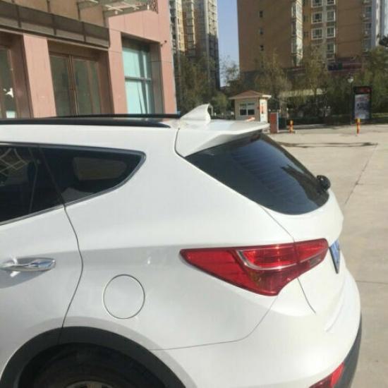 Fit For Kia Sorento 2016-21 White ABS Shark Fin Antenna Aerial Roof Cover Trim 1