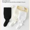 Comfortable Wide Bubble Socks With Breathable Fabric And Stacked Design Loose Slouch Thigh High Boot Socks For Women