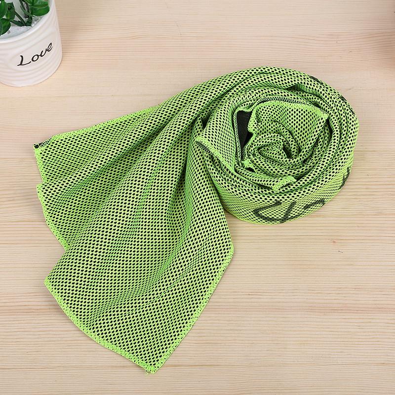 Outdoor Cooling Towel Polyester Fast Dry Ice Cold Sports Towel For Yoga Fitness