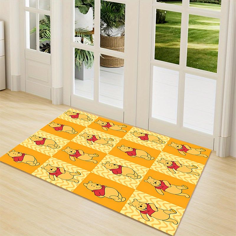 Winnie Pooh Carpet Rug Soft Washable Anti Slip Home Living Room Sofa Mats Personalized Christmas Rug