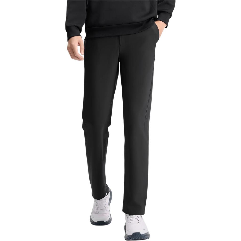 FILA Versatile Fashion Simple Knit Casual Pants Men Bottoms Deep-Black A11M511614FBK