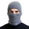 European and American new acrylic solid color light board knitted hat autumn and winter warm thickened sleeve windproof wool hat