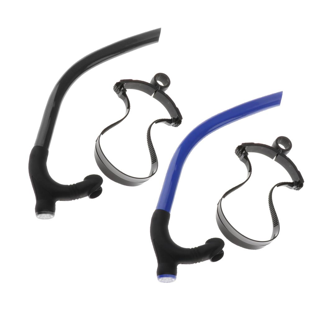 Deluxe Snorkel Swim Stroke Training Mouthpiece Tube Strap