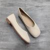 Women's Slip on Leather Loafers Spring Autumn Fashion Ballet Shoes Ladies Casual Round Toe Cute Flats Nurse Shoes Sneakers