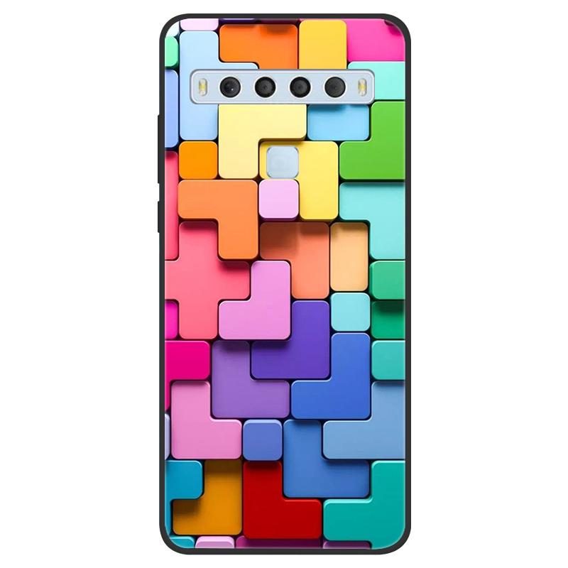 

Для чохла TCL 10L 10 Pro М яка силіконова задня кришка Для TCL 10L 10 Lite 5G UW 10Lite 10Pro 10 L Plus Чохол Coques Милий квітковий малюнок TCL 10L