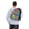 Transformered Comic Everyday Backpack 3d Printing Outing Knapsacks Male Sweet Learner Bags High Quality Pattern Rucksack