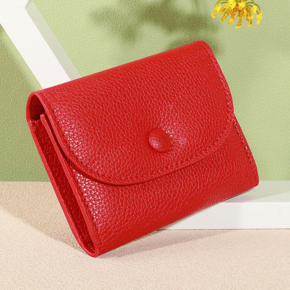Multi-Cards Slot Women's Wallet Zipper Mini Coin Purse Fashion Card Holder  Car Accessories