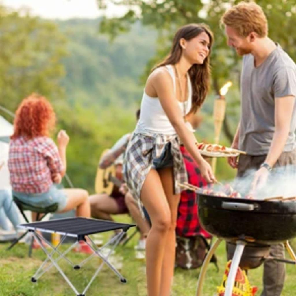 Ultralight Portable Folding Camping Table Foldable Outdoor Dinner Desk High Strength Aluminum oy For Garden Party Picnic BBQ