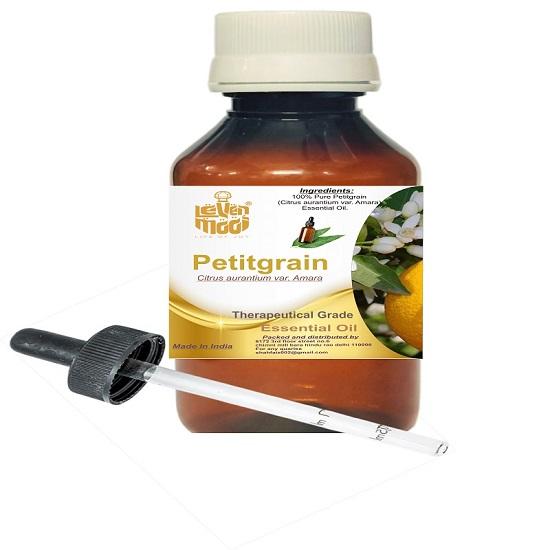 Levenmooi Petitgrain (Citrus Aurantium Var. Amara) Pure & Natural Therapeutic Grade Essential Oil Plastic with Dropper