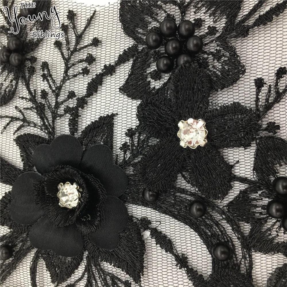 Openwork Wedding Dress Patch Sewing On DIY craft Embroidery Patch Patch Three-Dimensional Flower Applique Clothing Accessories