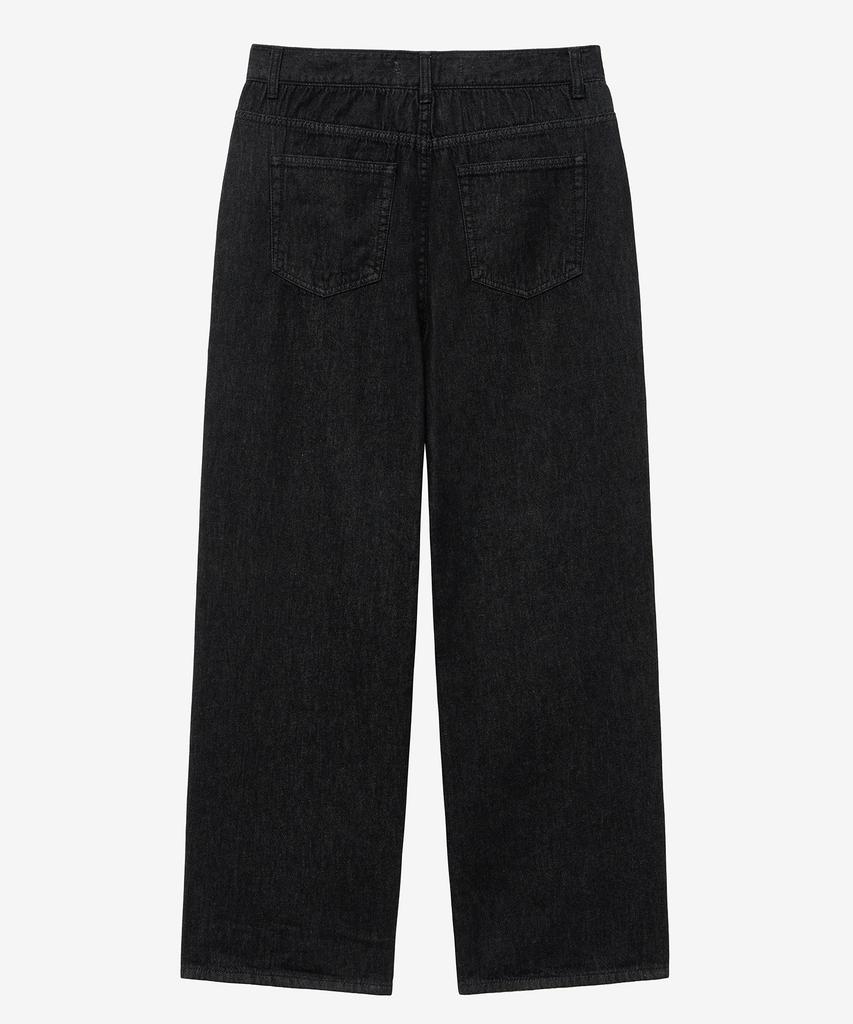 BLOND9 Summer Wide Denim Pants_Black