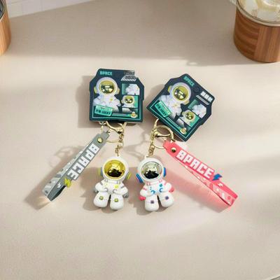 Echte Astronaut Sleutelhanger: Schattige Astronaut Hanger voor Koppels, Autosleutels, Rugzakken en Cadeaus