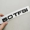 For q2 A6 A7 A8 Q7 Q8 Horch Exterior Accessories Car Letters ABS Chrome Black Logo 50 TFSI 55 TFSI Rear Trunk Badge Emblem