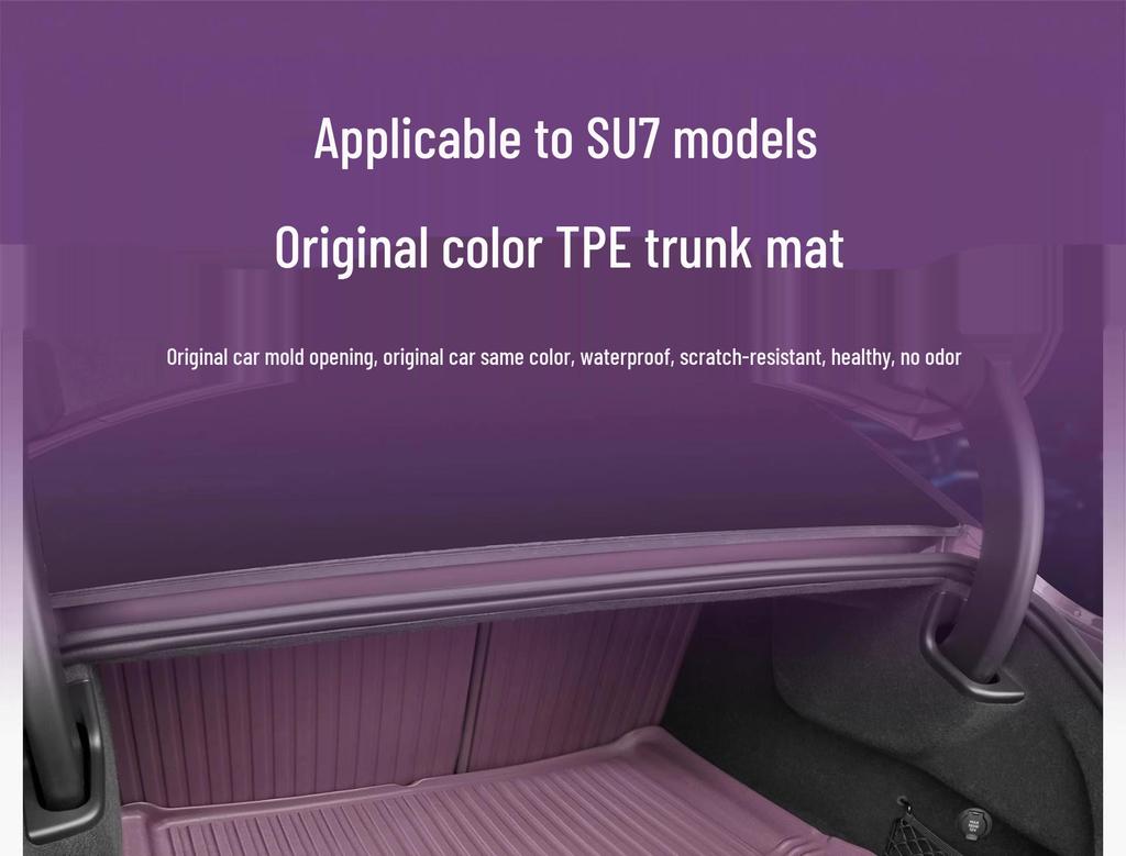 Xiaomi SU7 TPE Protective Trunk and Backrest Mat, Interior Car Accessory