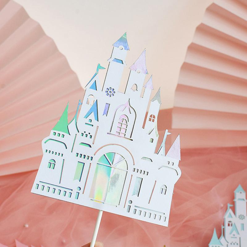Palace Princess Cake Topper For Wedding Birthday Baking Supplies Party Decor