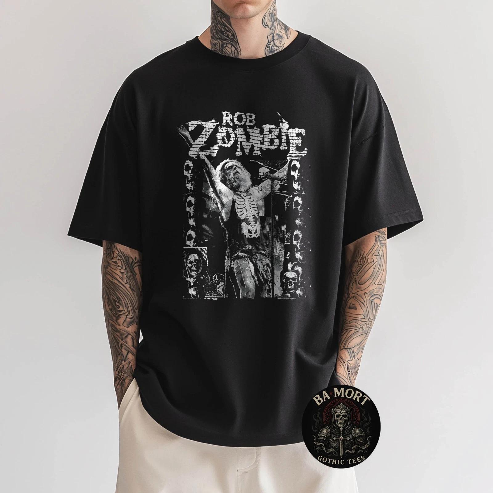 Rob Zombie Rob And Skulls T-Shirt XXL