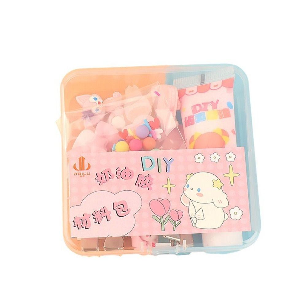 

Милая заколка для волос, посылка, украшение из смолы, набор «сделай сам», кремовый клей, заколка для волос, аксессуары, подарок для девочек