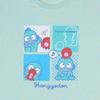 Sanrio Hangyodon Oversized Polyurethane T-Shirt (607908) - Body 65% Polyester, 35% Cotton; Rib 62% Polyester, 33% Cotton, 5% Free size(M-L)