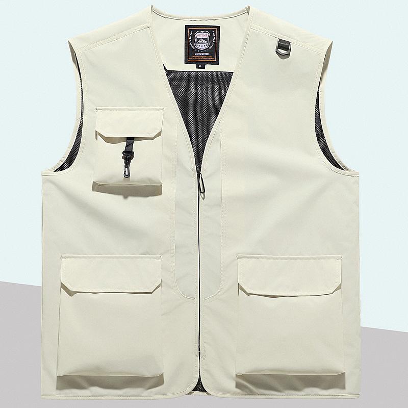 Outdoor Photography Overalls Vest Waiter Tooling MultiPocket Advertising Vest