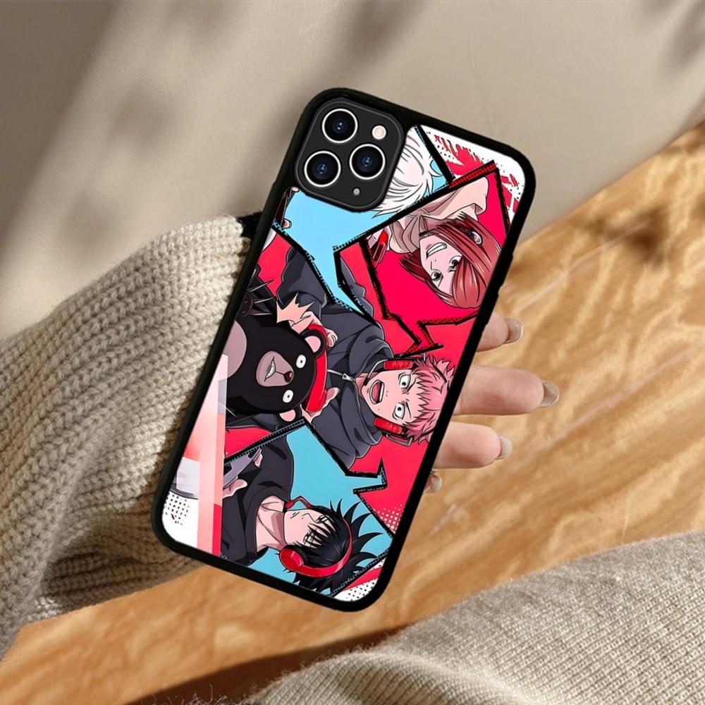 Jujutsu Kaisen Anime Phone Case Silicone PC+TPU For For IPhone 11 12 13 14 15 16 Plus Pro Max Cover