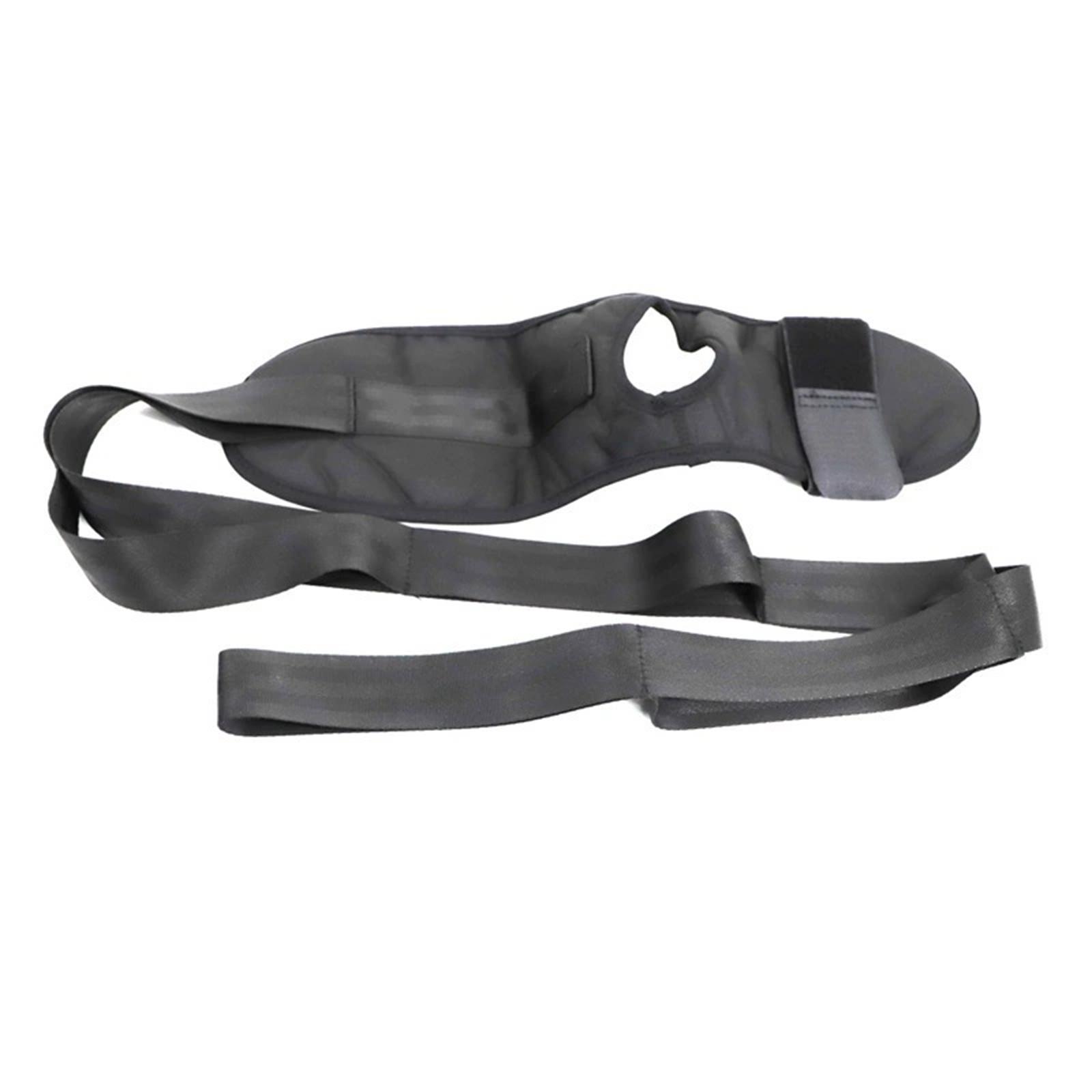 

Adjustable Yoga Stretch Belt, Flexibility Training Strap, Leg Slimming Split Strap, Ligament Stretching Band, & Hip Rehabilitation Belt One Size чёрный