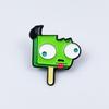 Creative Cute Green Alien Cartoon Brooch: Anime Character Badge & Backpack Metal Ornament
