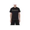 Alexander McQueen Graffiti T-Shirt Black/Khaki Men Tops 622104-QTAAC-0519
