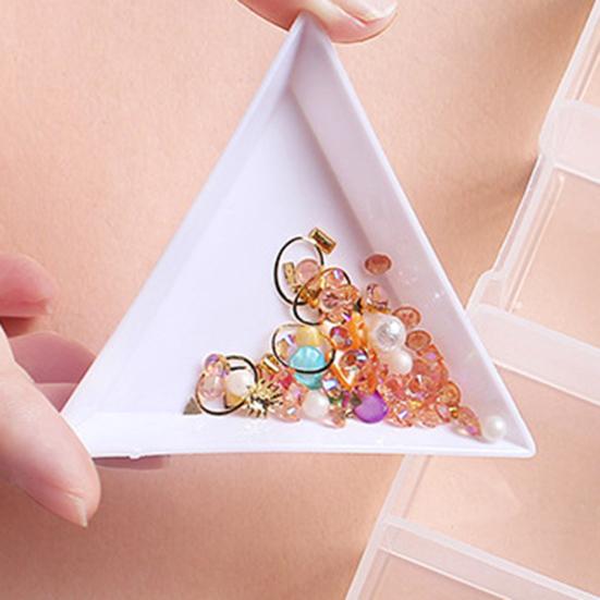 Convenient Nail Jewelry Nails Ornaments Storage Trays Vibrant Color Reusable Save Space