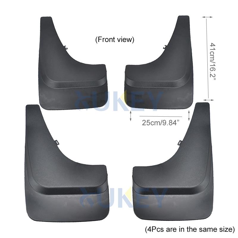 Universal Pickup SUV Trunk Mud Flaps Fender Large SUV Pick up Mudflaps Splash Guards For Toyota Tundra Tacoma 4Runner Hilux Vigo