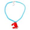 Childishness Crab Beaded Pendant Necklace Handmade Ocean Style Neck Chain Crab Necklace  Girls
