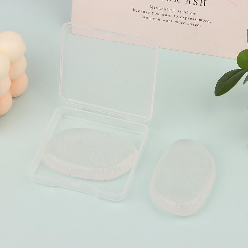 Soft Silicone Gel Powder Puff Sponge For Cosmetic Face Foundation Bb Cream No Powder Eating Powder Cosmetic Puff Makeup Tools