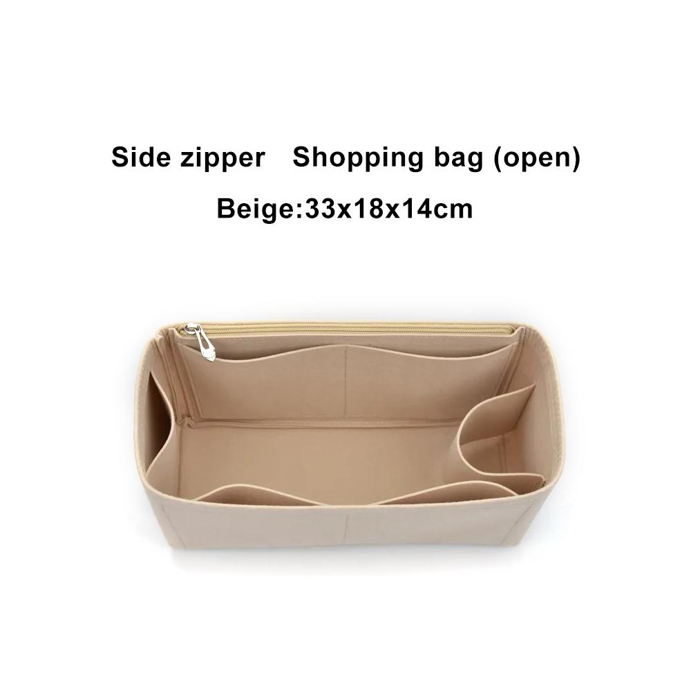 Large Ultra-light Travel Tote Bags Organizer Makeup Storage Bag Felt Insert Bag Organizer Custom Size Insert Bags for Phone Case