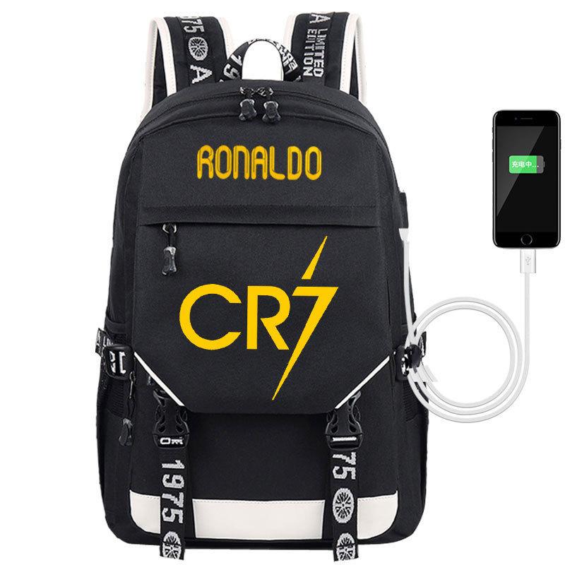 Large Capacity Football Backpack Mbappe School Bag Neymar Signature Backpack 36-55L